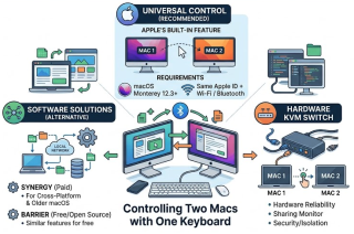 Controlling Two Macs with One Keyboard — It Really Feels Like Magic