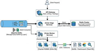 Enterprise-Scale 100k+ TPS Order Processing System Architecture