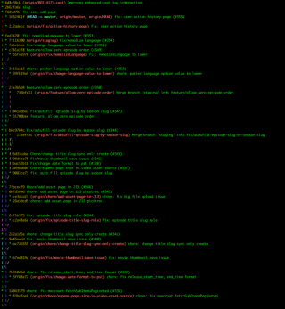 Viewing Git Graph in ASCII