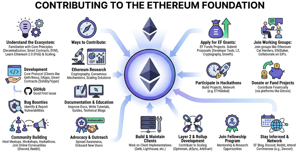 Contributing to the Ethereum Foundation