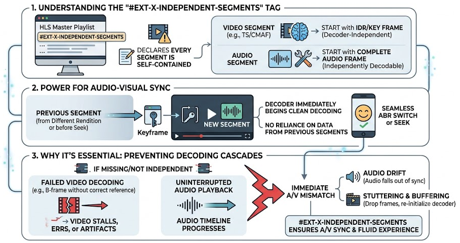 Unlock Flawless HLS Audio Sync: The Power of #EXT-X-INDEPENDENT-SEGMENTS