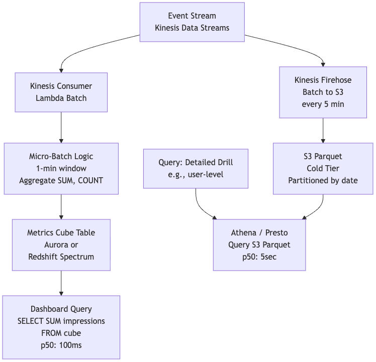 AWS Real-Time Dashboards: Druid, ClickHouse, or Lambda?