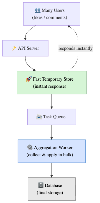Large-Scale Concurrency Control: Solving the DB Bottleneck from a Flood of “Likes”