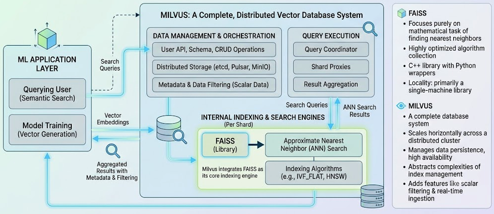 Milvus & FAISS: Decoding Their ML Synergy