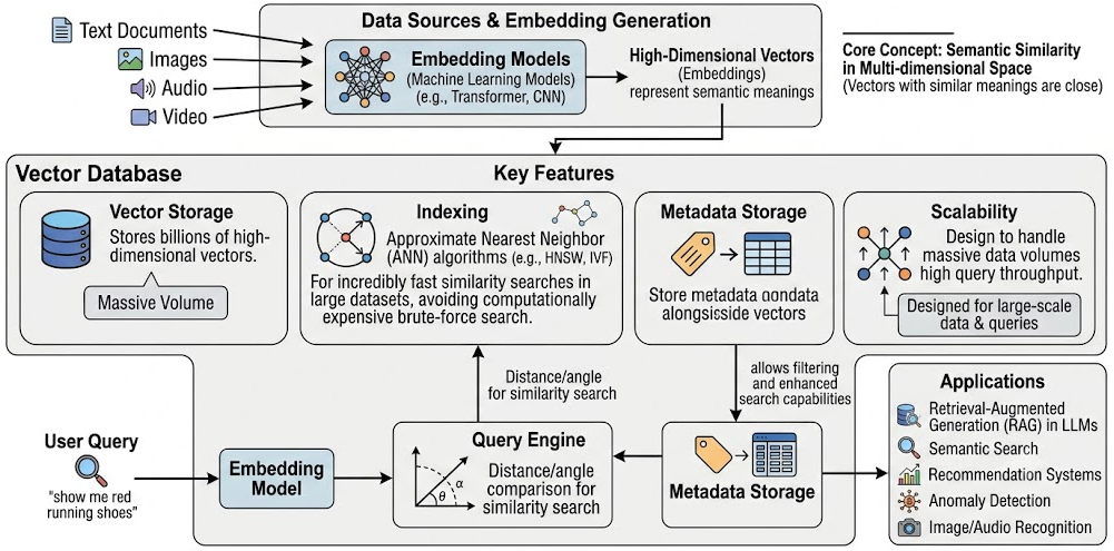 Vector Databases: From Embeddings to Application