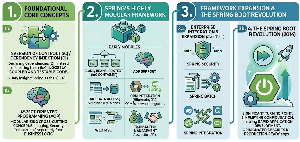 Spring Framework: Evolution, Trends, and Architectural Innovation