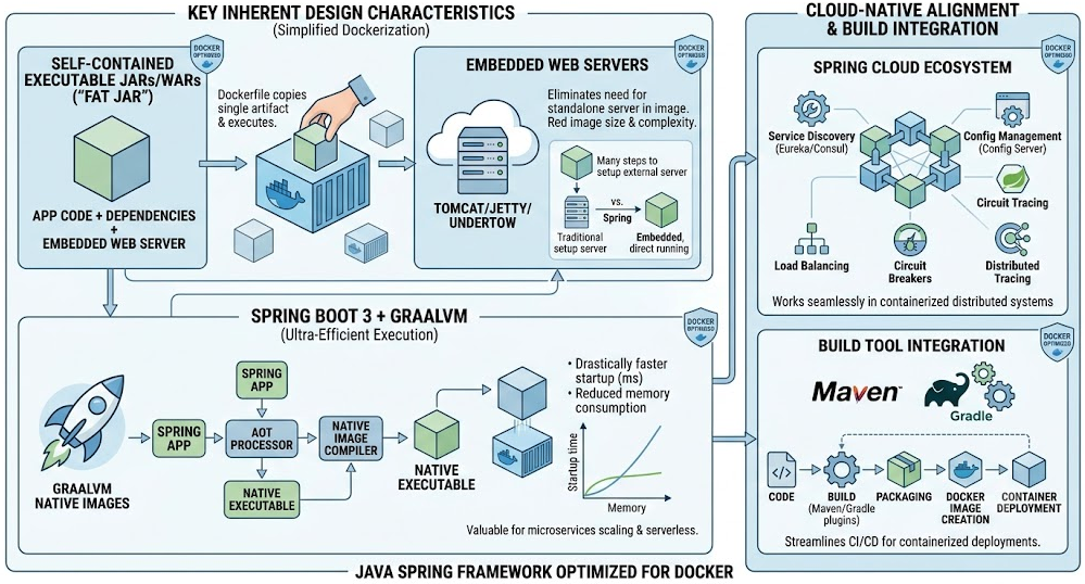 Why Java Spring Framework is Considered Optimized for Docker