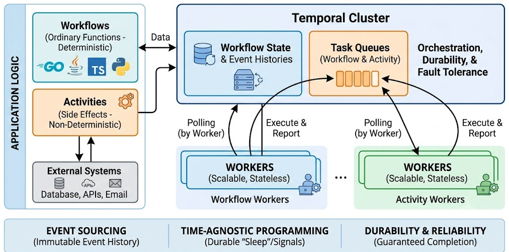 Temporal Programming Model - Robust, Long-Running, Fault-Tolerant Applications as WorkFlows