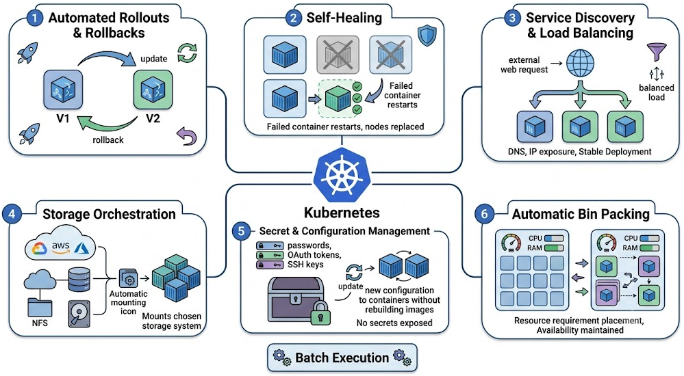 Why Kubernetes? Core Features and Microservice Orchestration Strategies