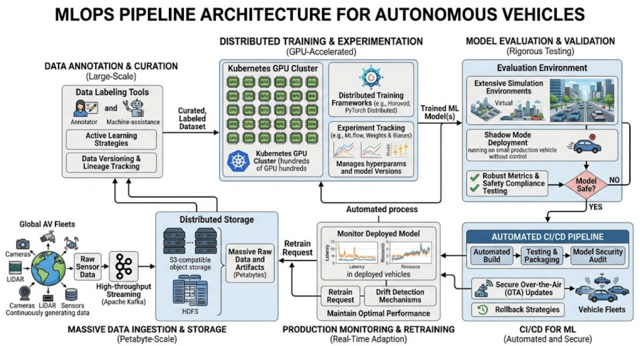 Autonomous Vehicle Machine Learning (AV ML): An Architectural Review