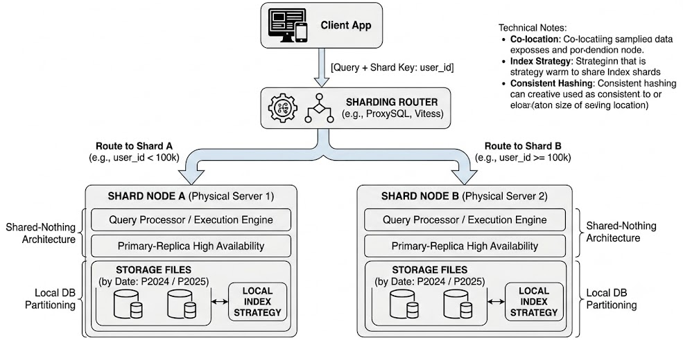 Architecture Design - Database Partitioning vs. Sharding