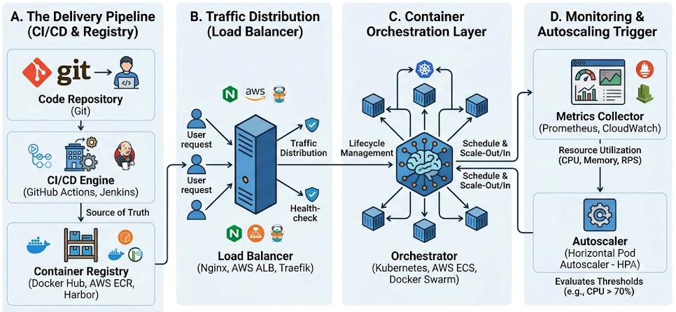 Architecting Dynamic Scale-Out and Scale-In with Docker Containers