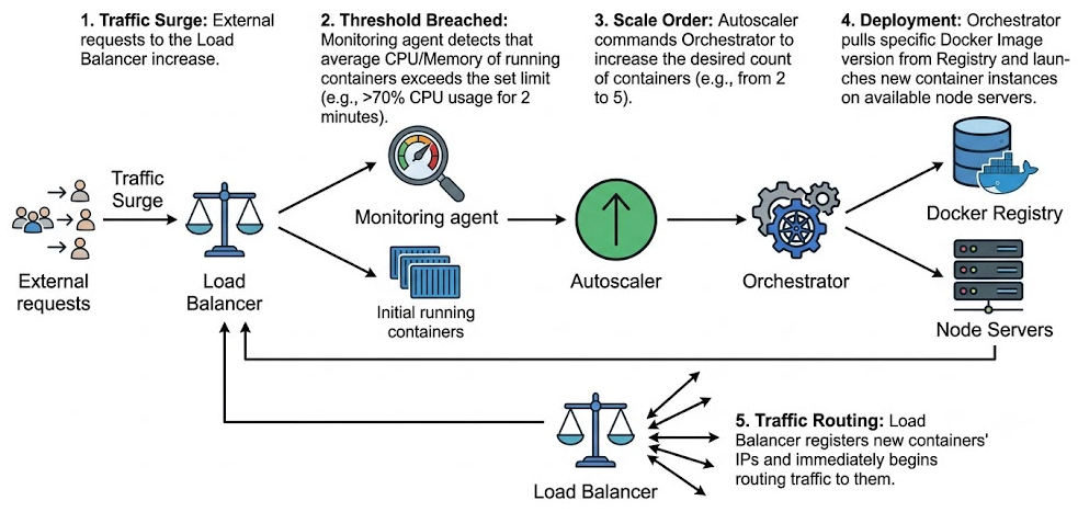 Architecting Dynamic Scale-Out and Scale-In with Docker Containers
