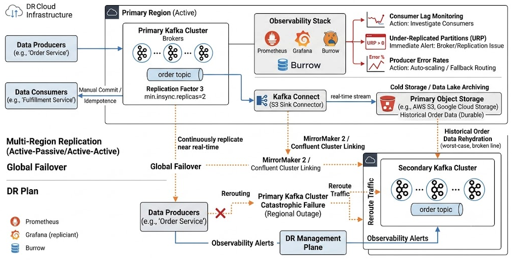 Designing Resilient Infrastructure to Prevent Order Data Loss During Kafka Failures