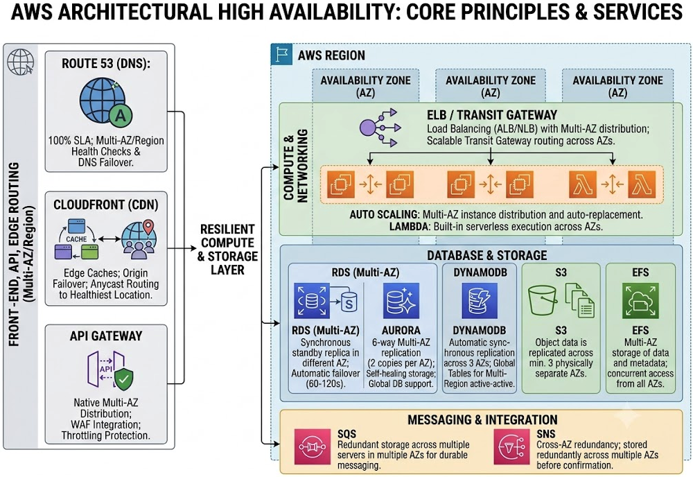 Architecting for Resilience: AWS High Availability Components Including API Gateway
