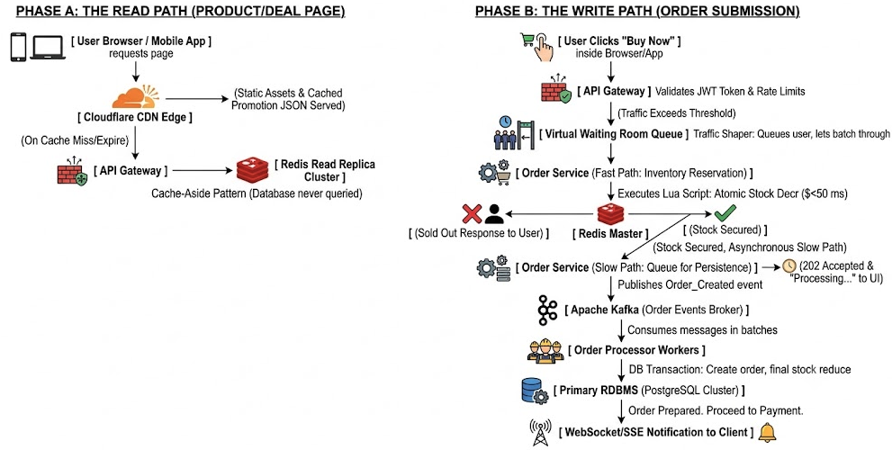 System Design: High-Traffic Time-Deal Promotion System