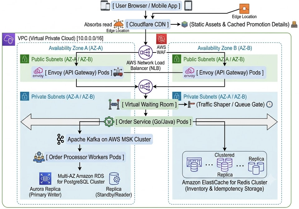 System Design: High-Traffic Time-Deal Promotion System