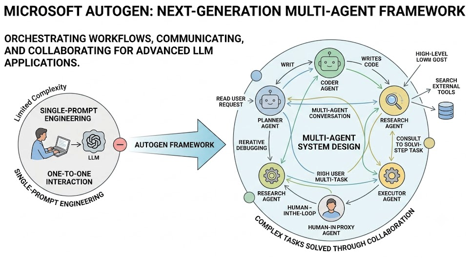 Microsoft AutoGen: Next-Generation Multi-Agent Framework