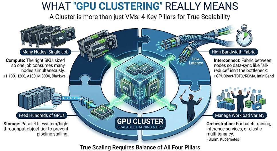 Building GPU Clusters on GCP, Azure, and AWS: A Practical Guide and Head-to-Head Comparison