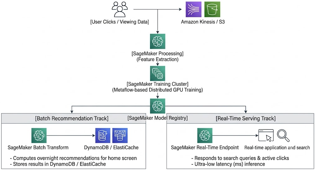 How Netflix Runs Recommendations for Hundreds of Millions of Users Using Amazon SageMaker & Metaflow