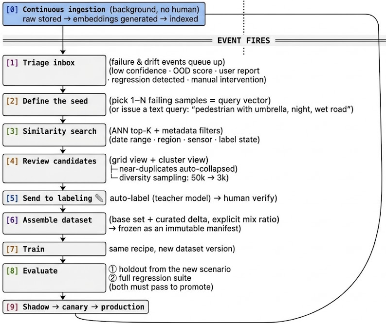 Designing a Data Curation System Around a Vector Database