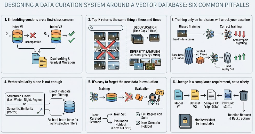Designing a Data Curation System Around a Vector Database