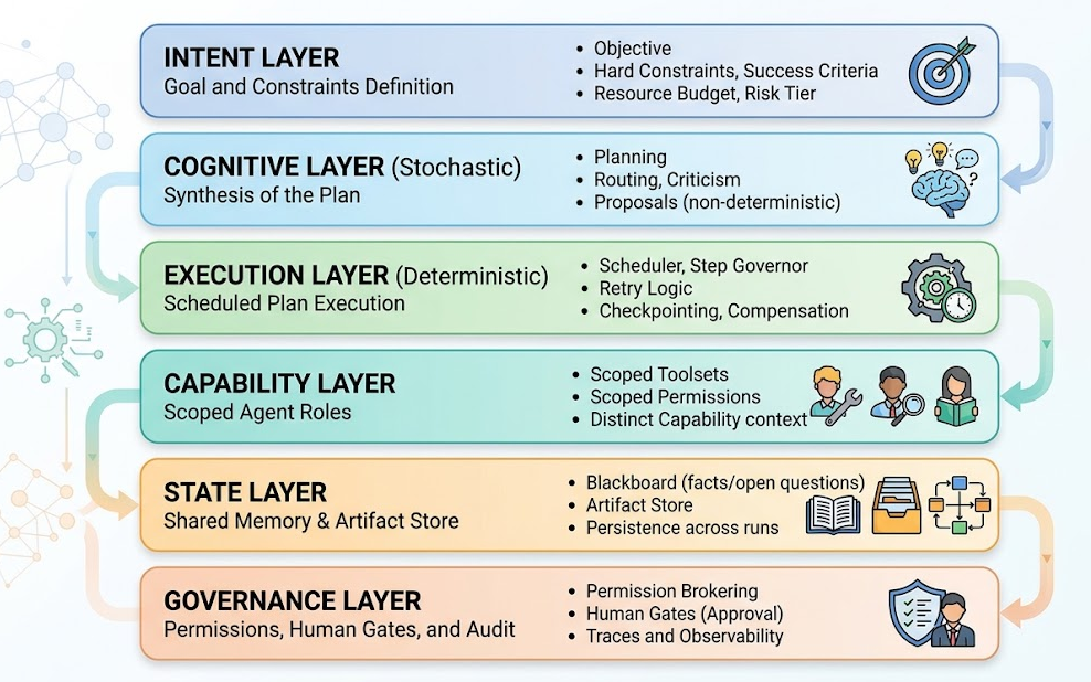 Beyond Static Pipelines: Architecting LLM Multi-Agent Systems for Autonomous Workflow Orchestration