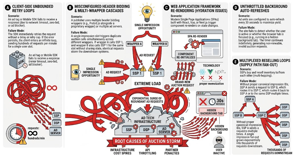 Invalid Auction Storms in Ad Tech