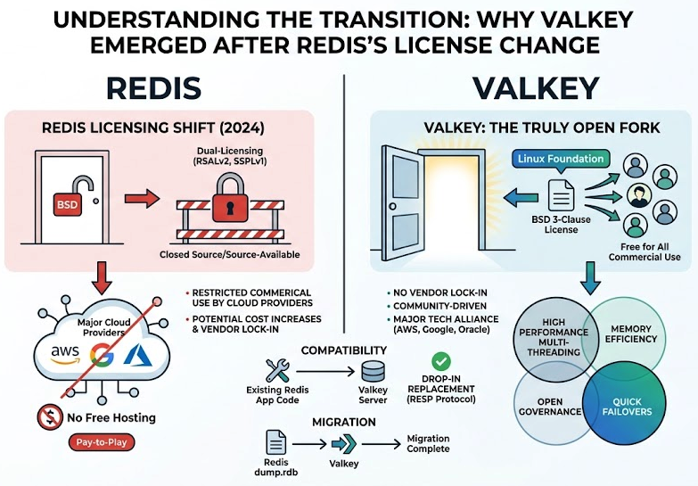 Meet Valkey: Why Redis Changed Its License, Why Valkey is Better, and How to Use It as a Drop-in Replacement